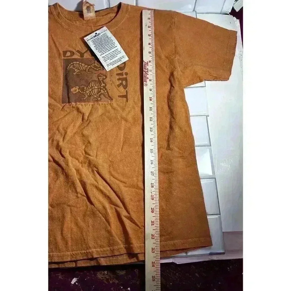 Dyed In The Dirt Dinosaur Montana Dirt Shirt Kids Large New - Picture 10 of 10